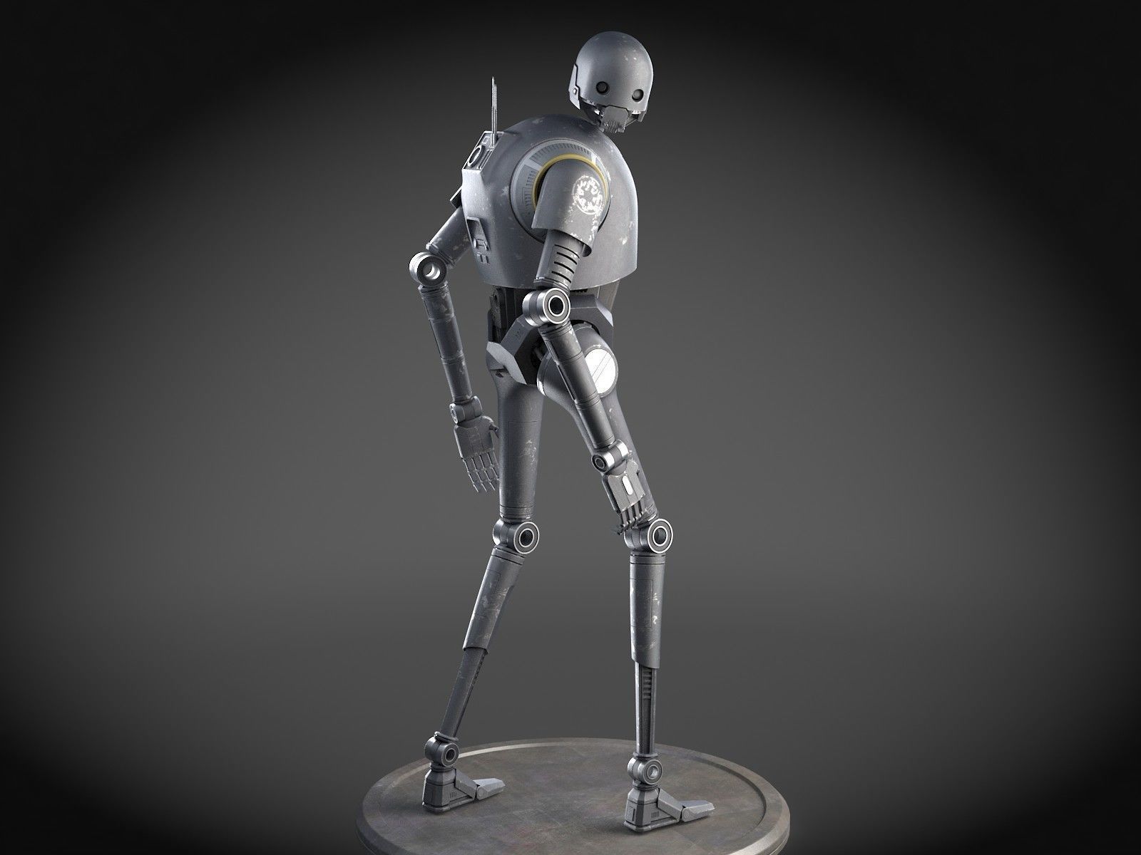 StarWars K2SO droid 3D model_1
