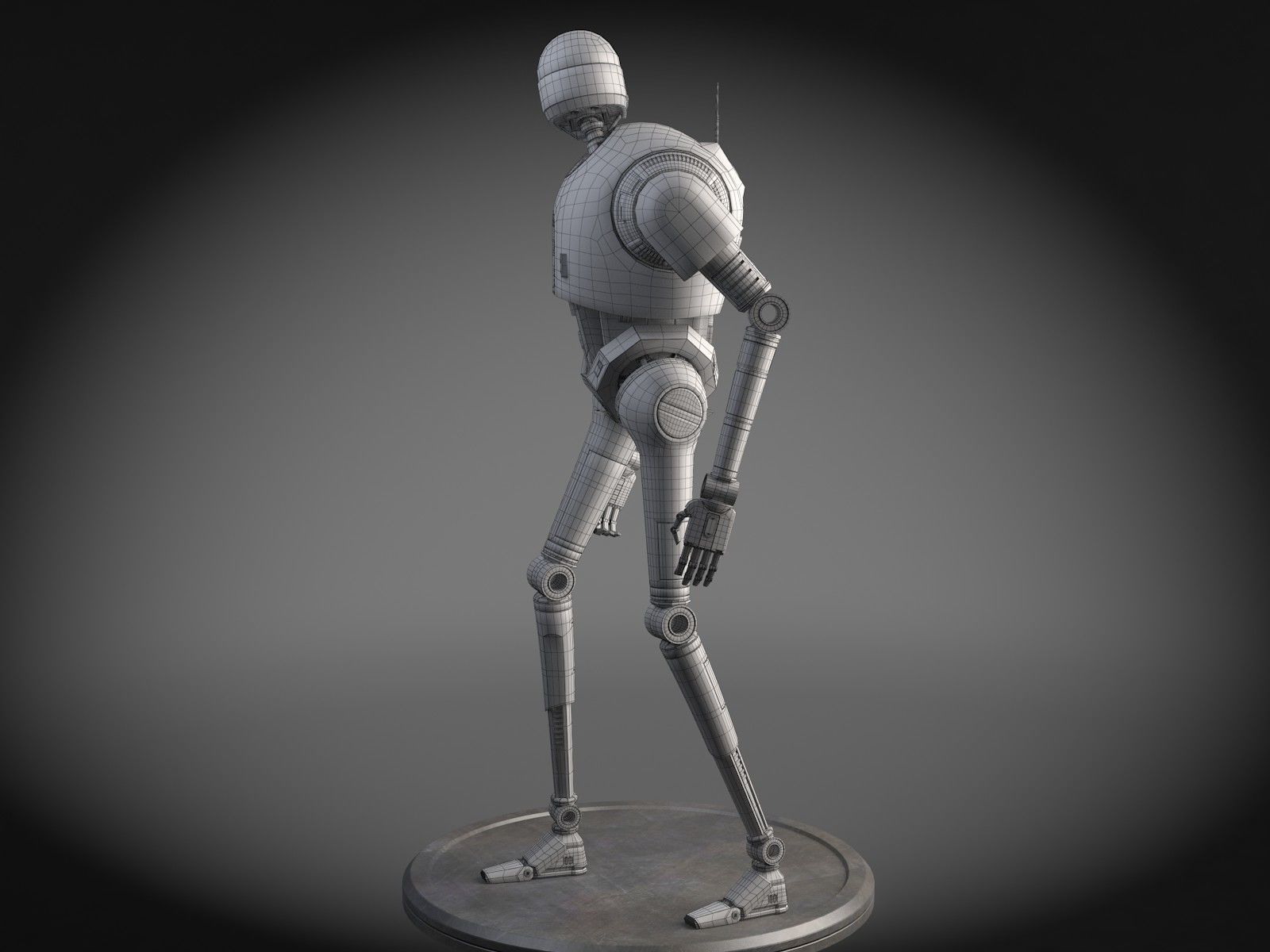 StarWars K2SO droid 3D model_20