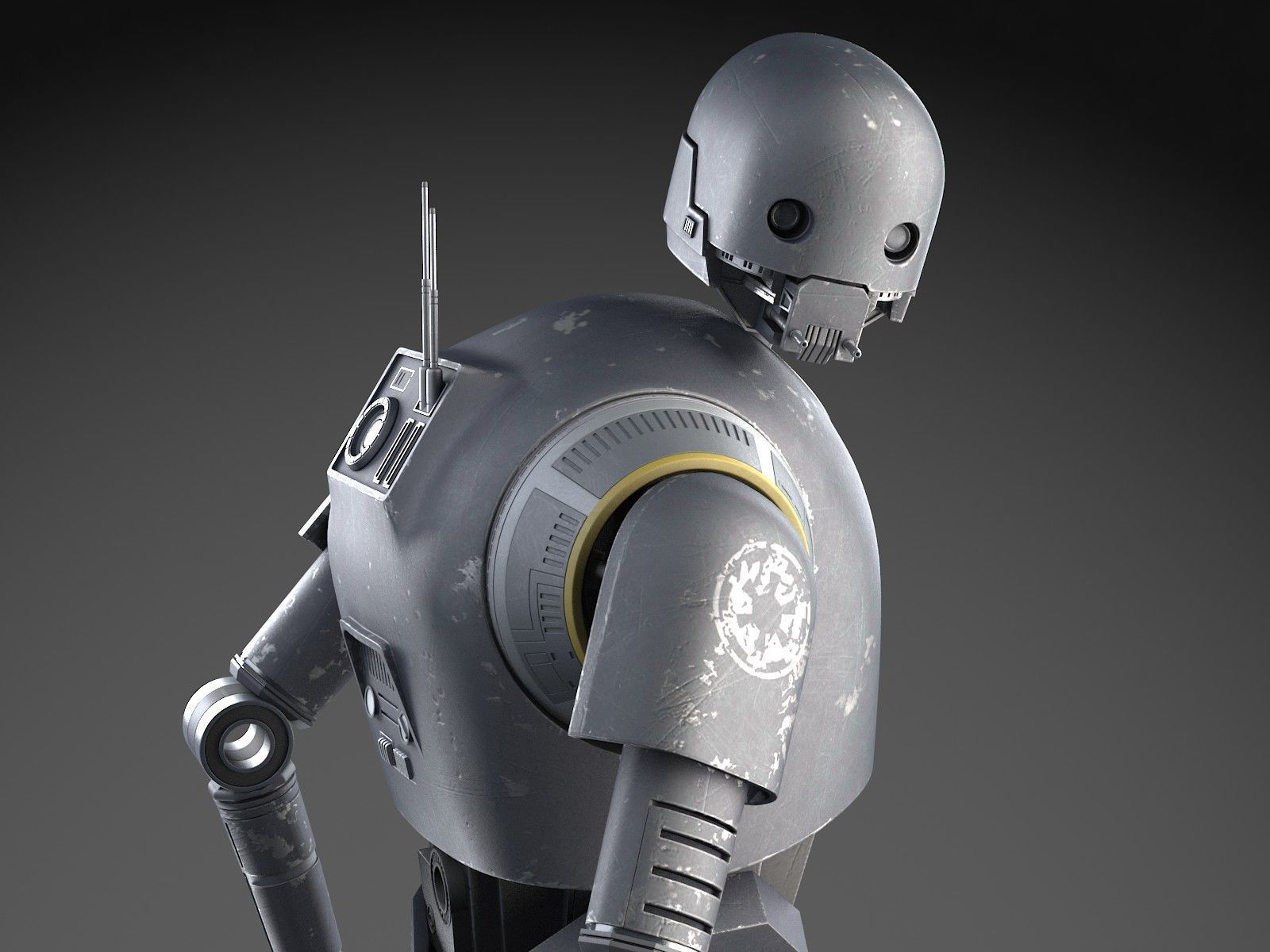 StarWars K2SO droid 3D model_6