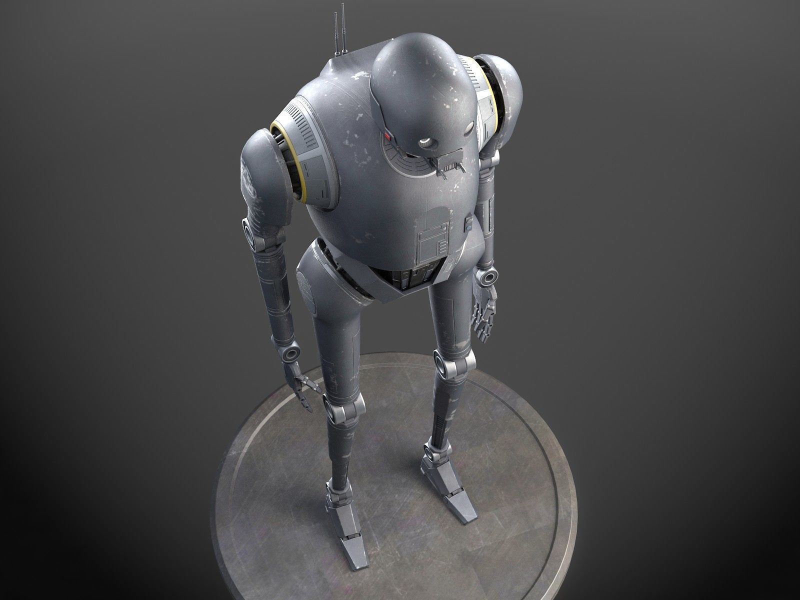 StarWars K2SO droid 3D model_10