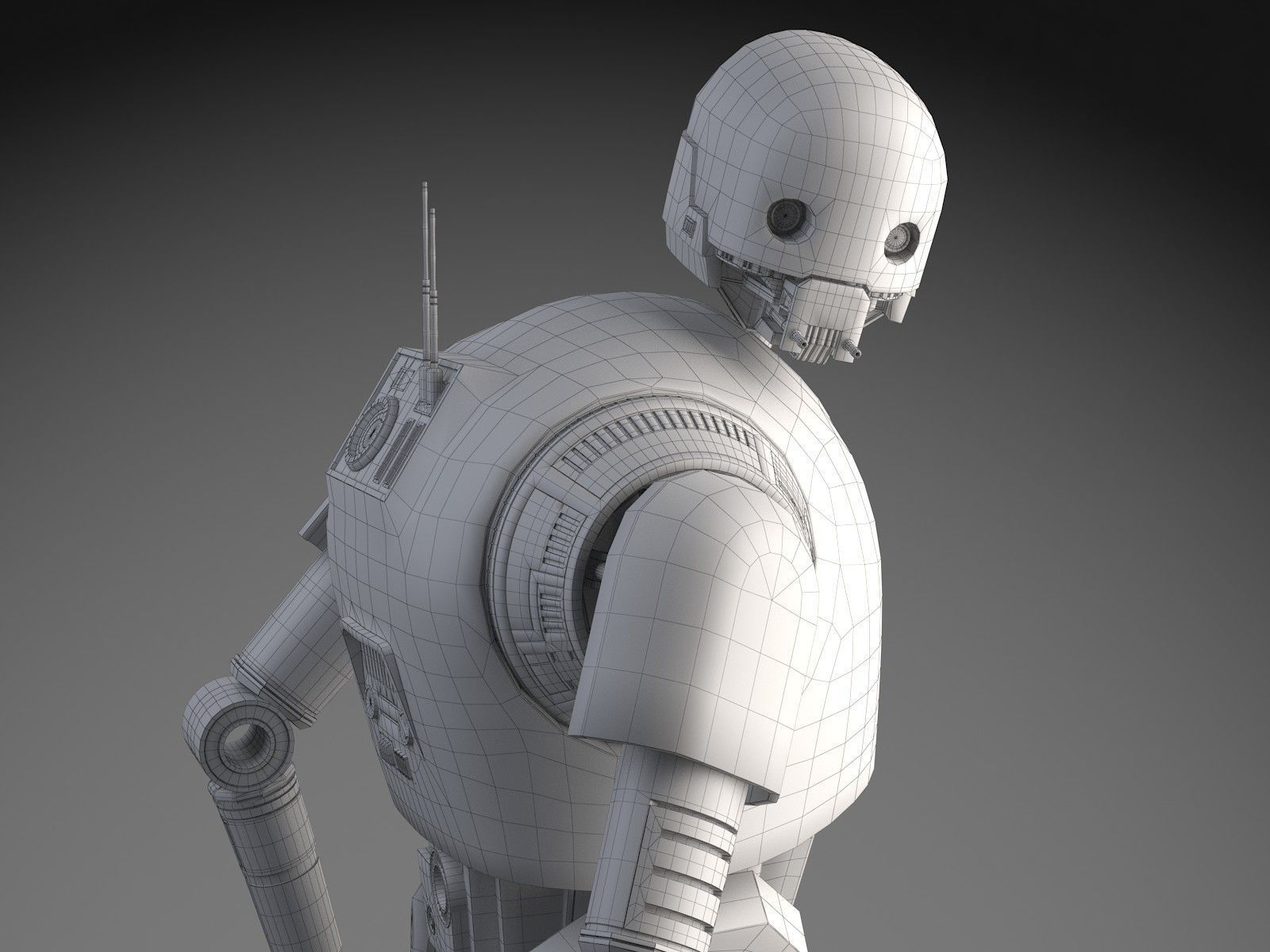 StarWars K2SO droid 3D model_21