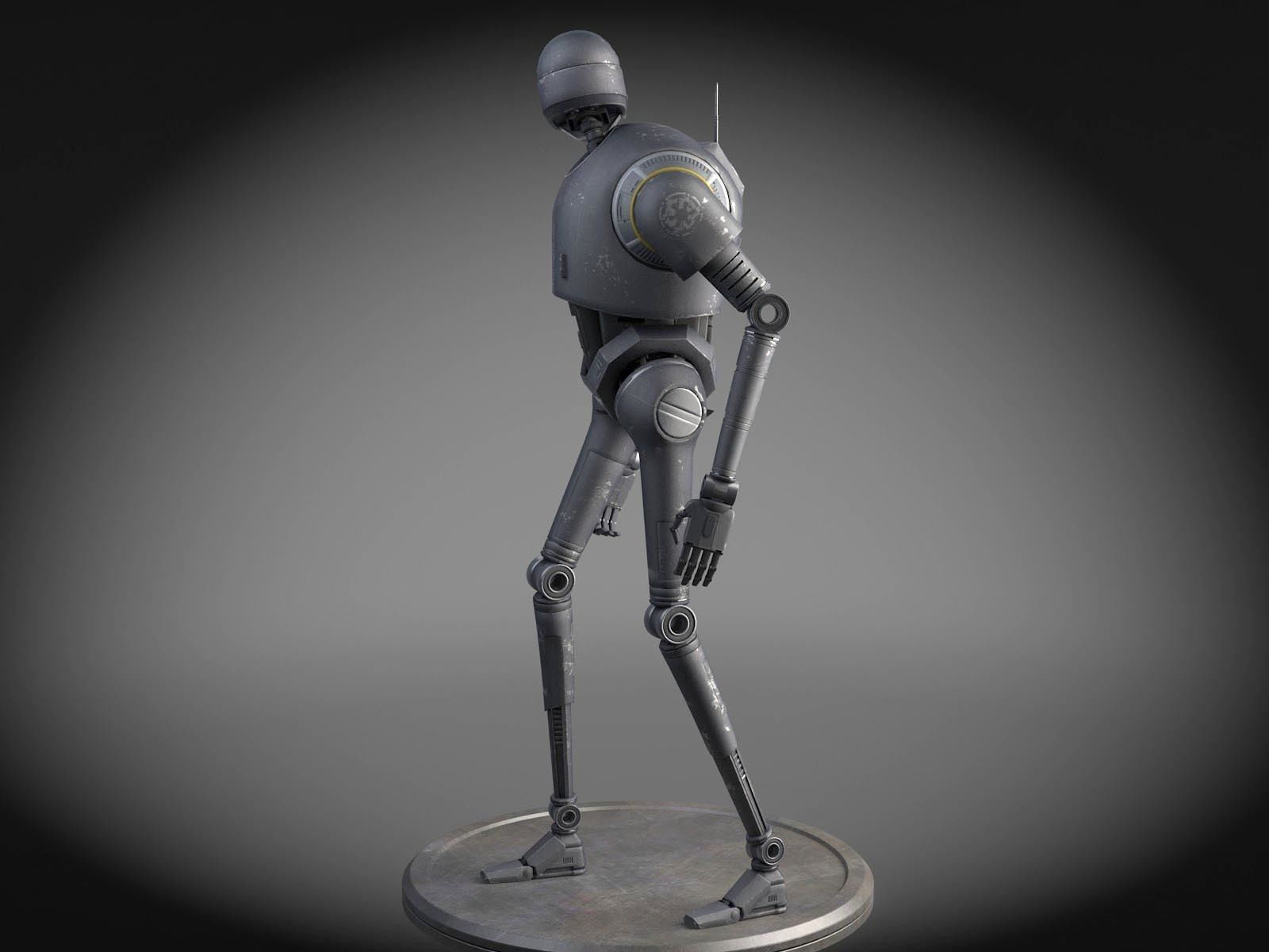 StarWars K2SO droid 3D model_5
