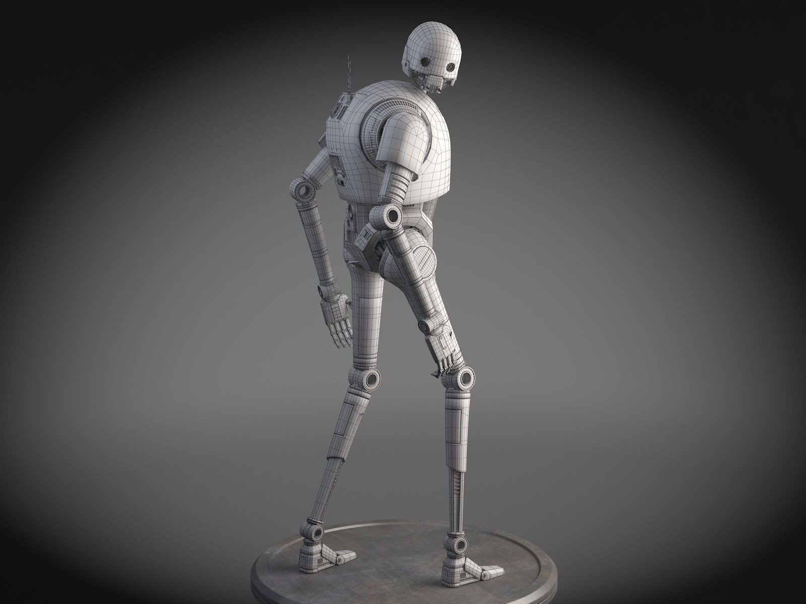 StarWars K2SO droid 3D model_19
