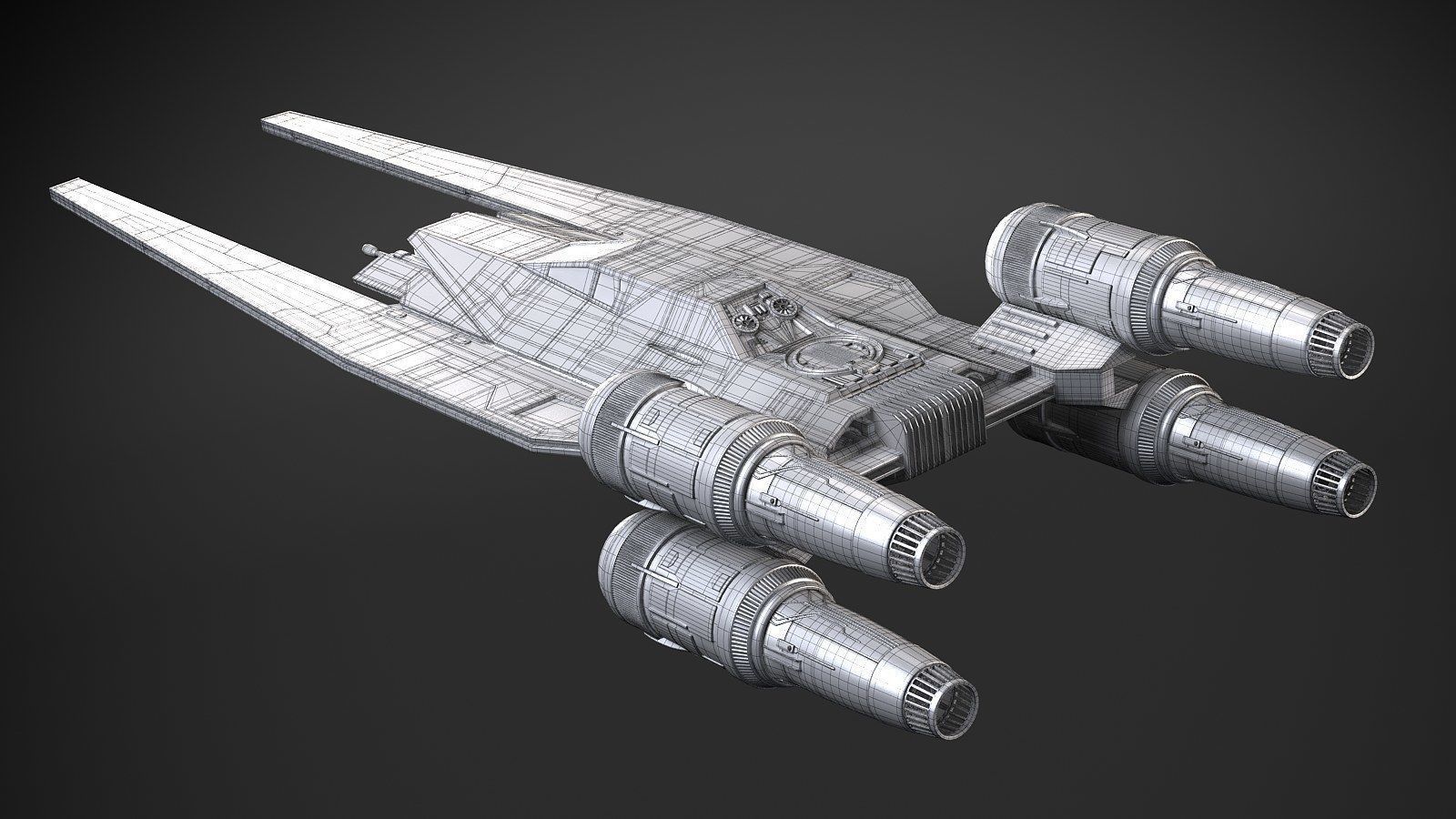 Star Wars U-Wing 3D model_24