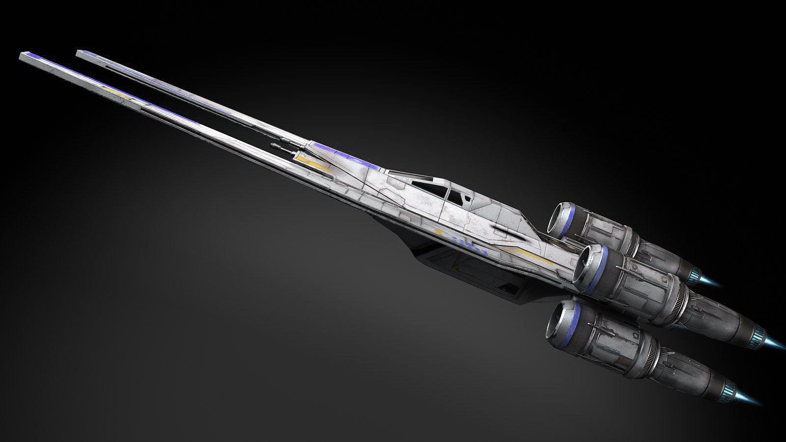 Star Wars U-Wing 3D model_9