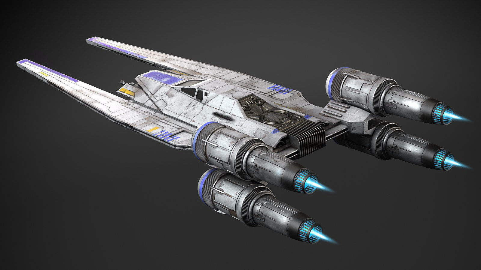 Star Wars U-Wing 3D model_7