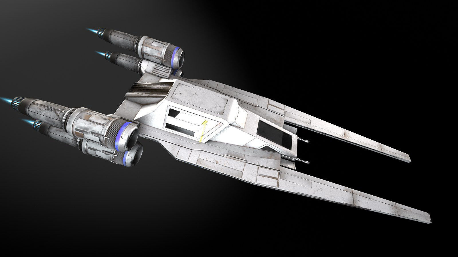 Star Wars U-Wing 3D model_16