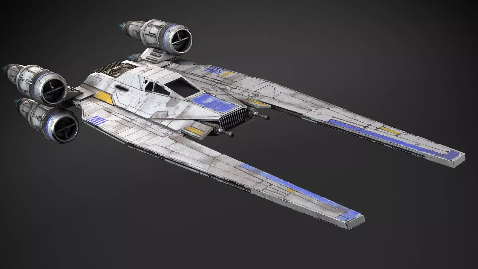 Star Wars U-Wing 3D model_0