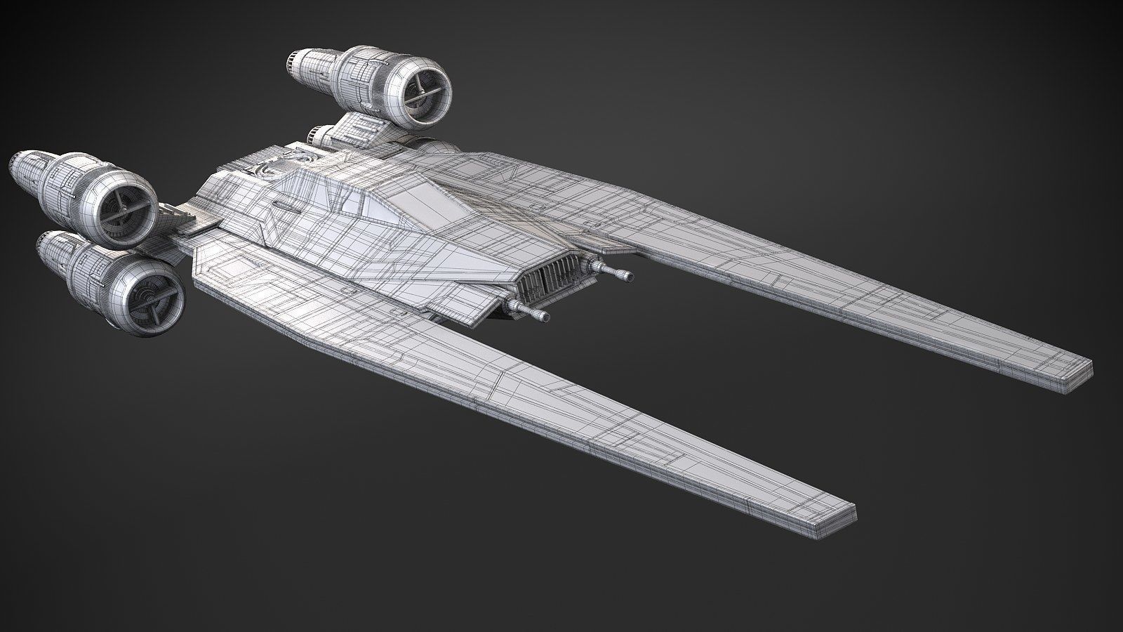 Star Wars U-Wing 3D model_23