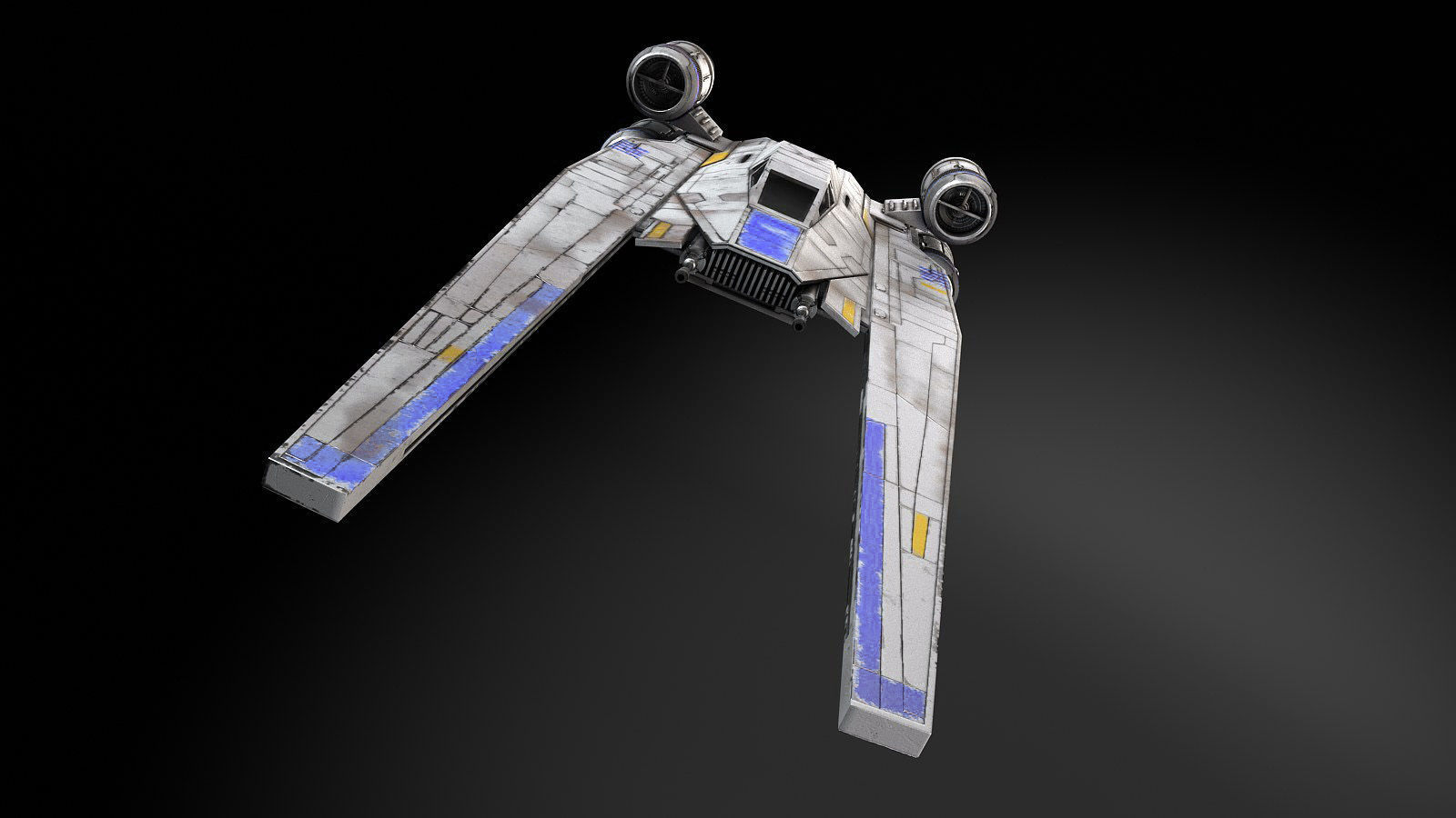 Star Wars U-Wing 3D model_10