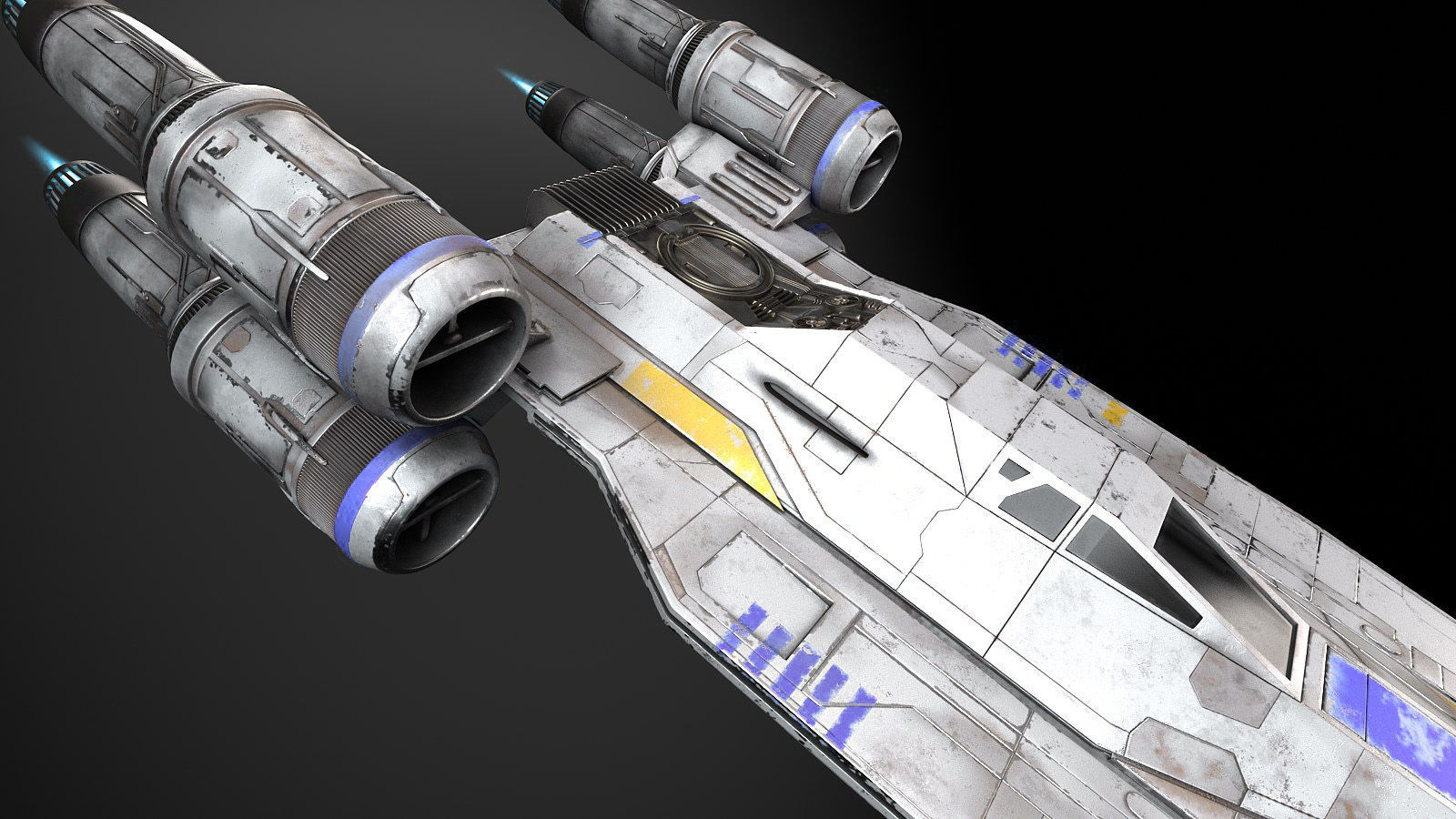 Star Wars U-Wing 3D model_11