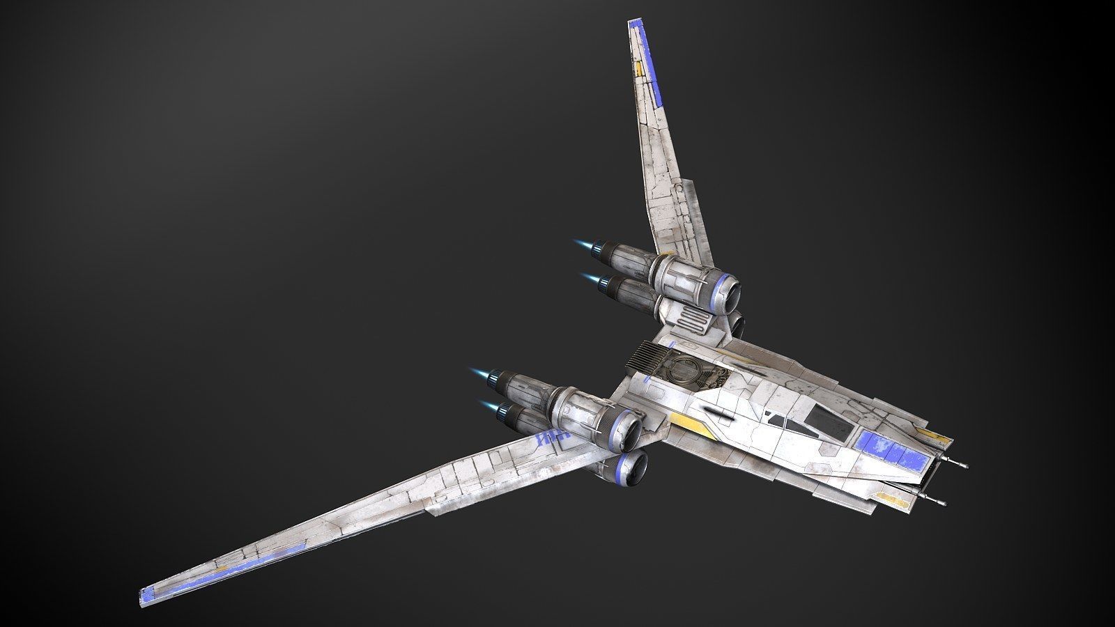 Star Wars U-Wing 3D model_2