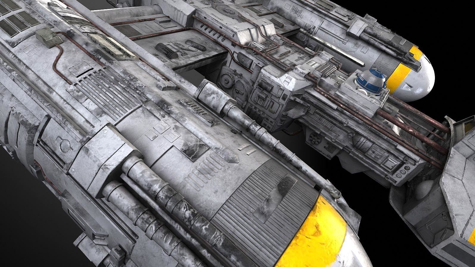 Star Wars Y-wing 3D model_8
