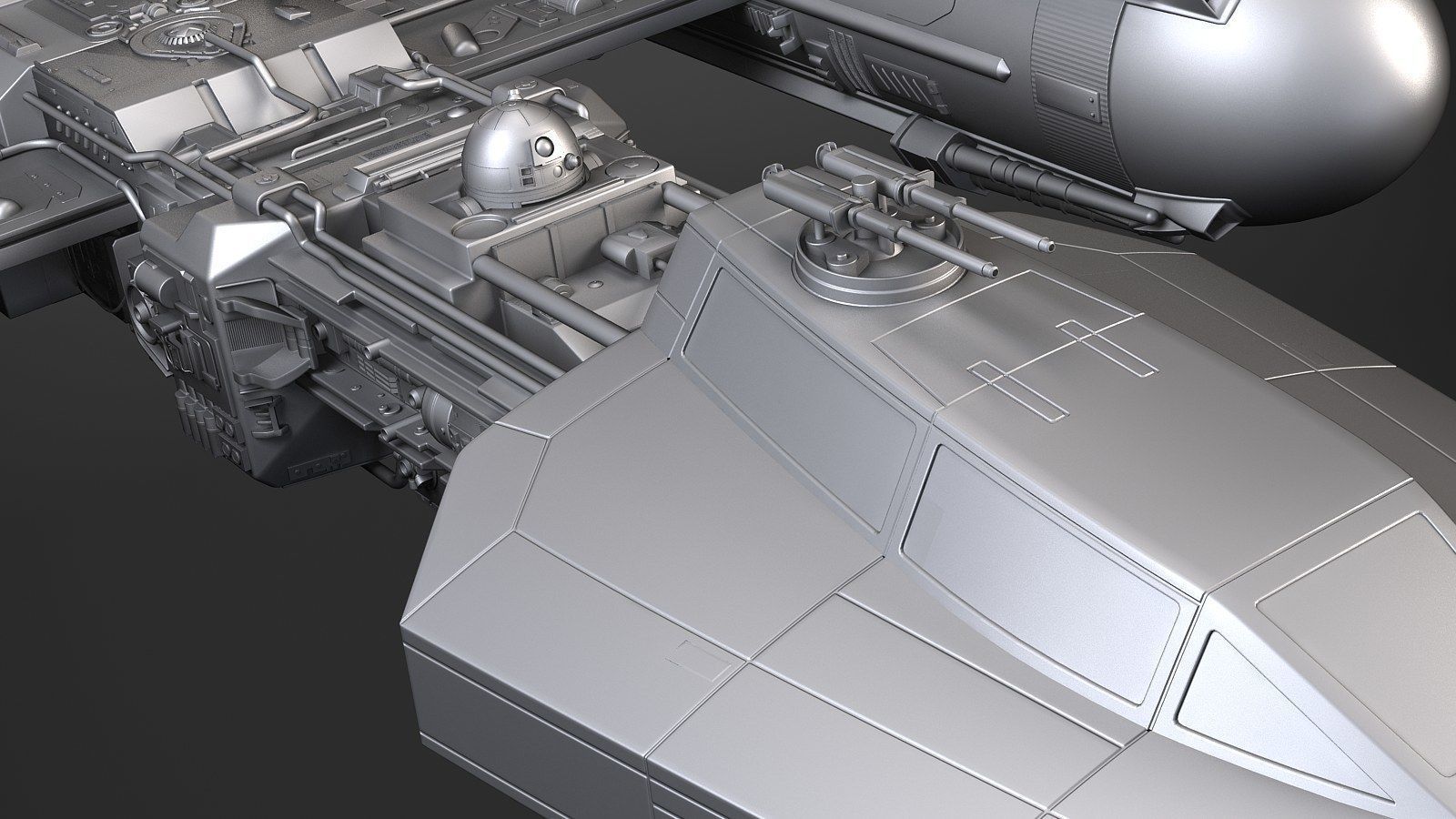 Star Wars Y-wing 3D model_15