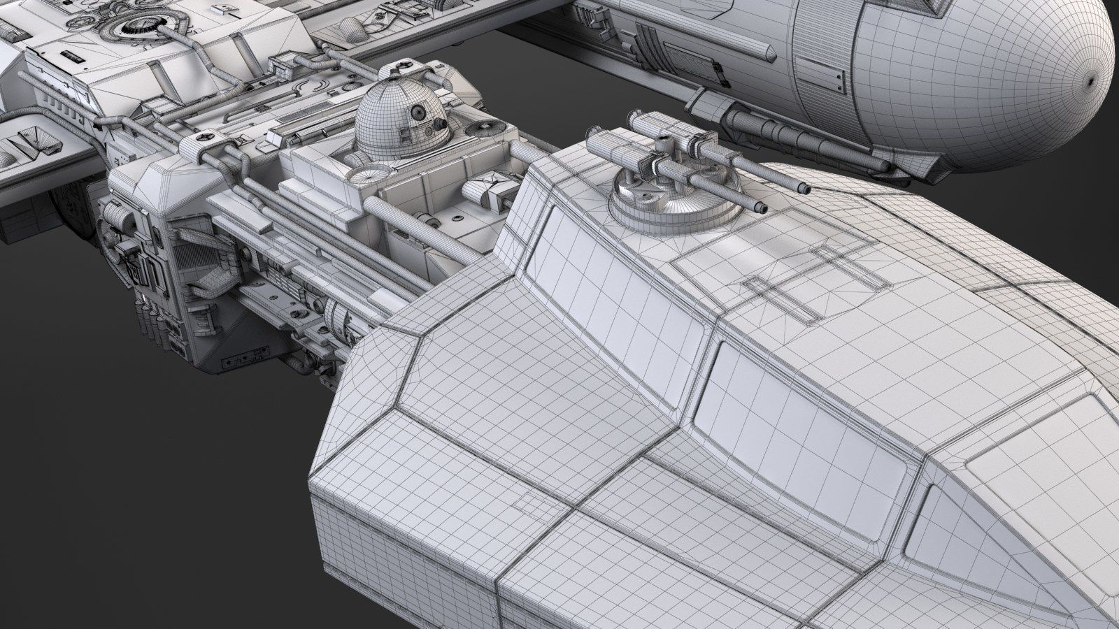 Star Wars Y-wing 3D model_19