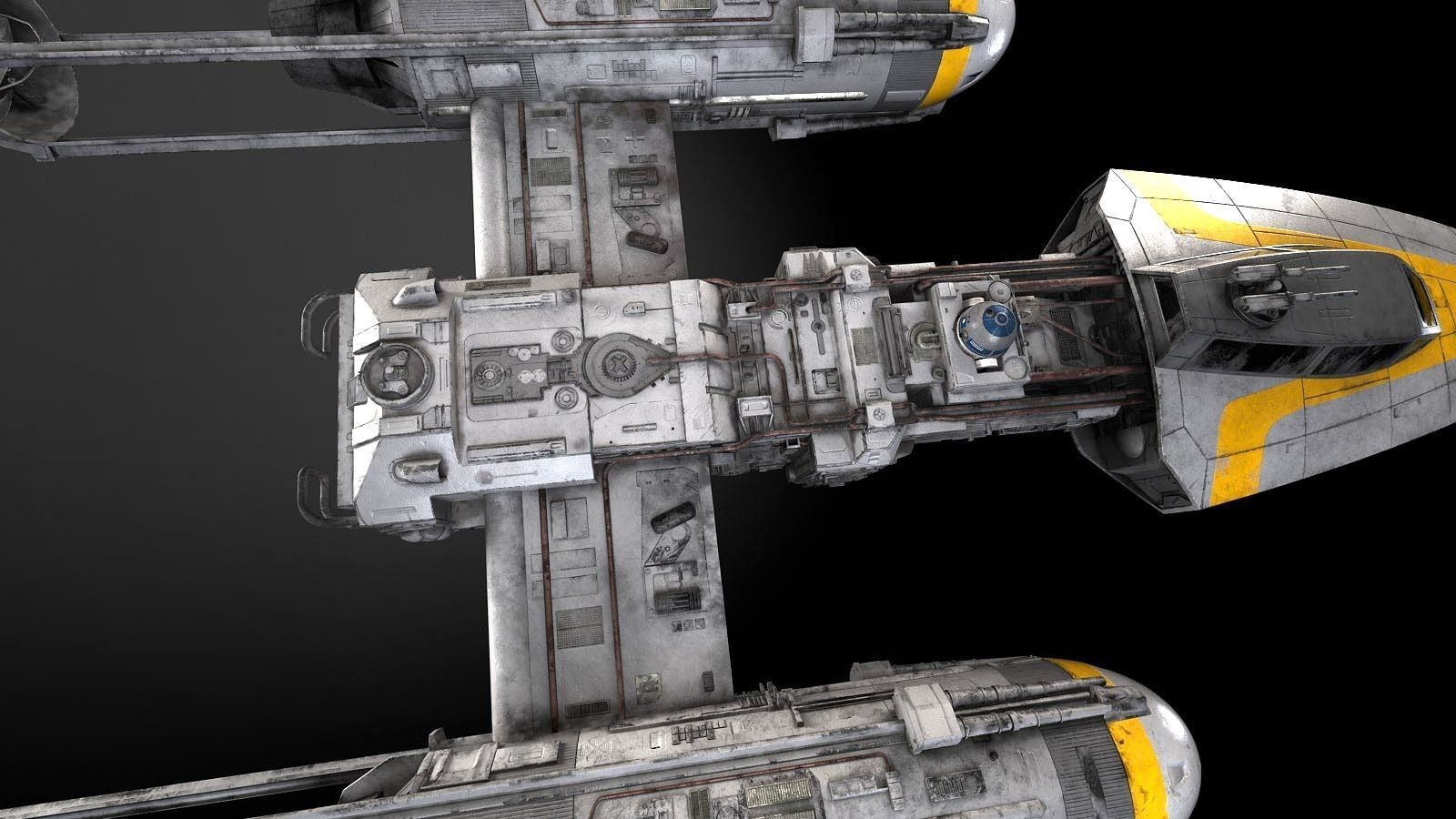 Star Wars Y-wing 3D model_11