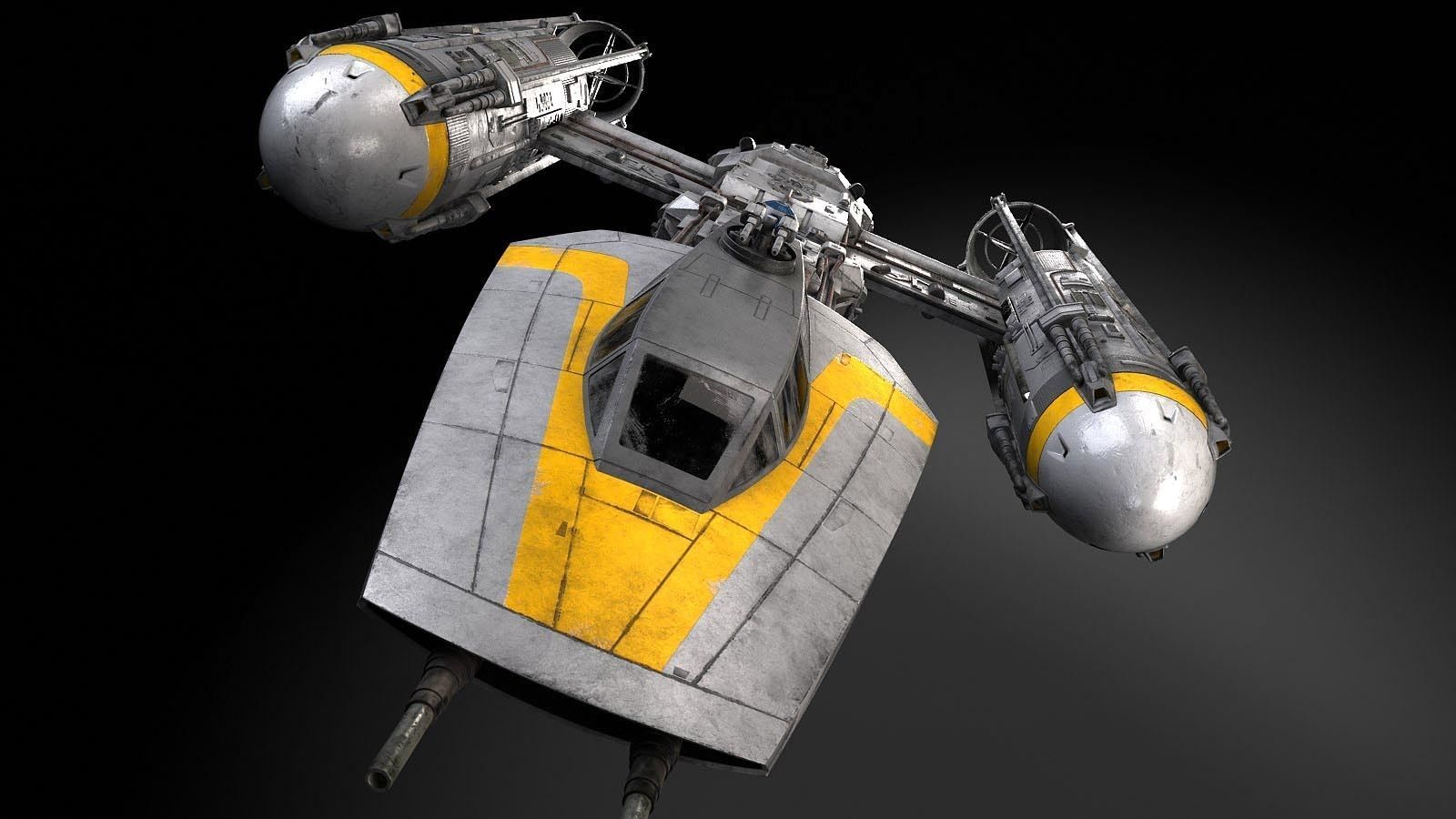 Star Wars Y-wing 3D model_7