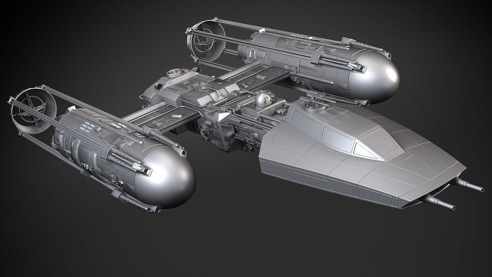 Star Wars Y-wing 3D model_14