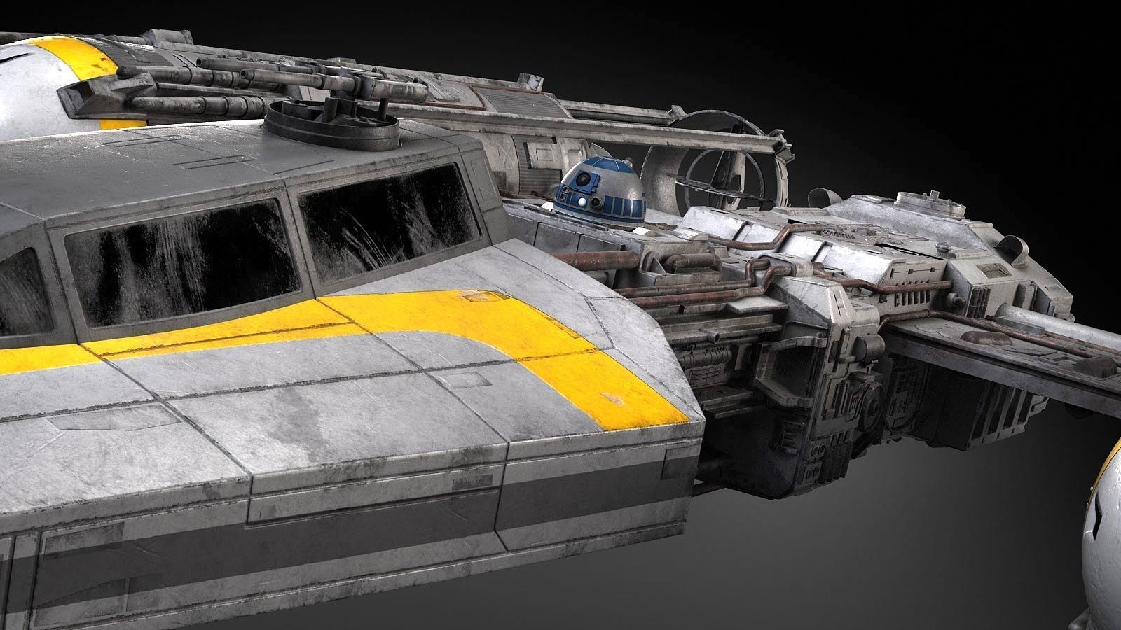 Star Wars Y-wing 3D model_5