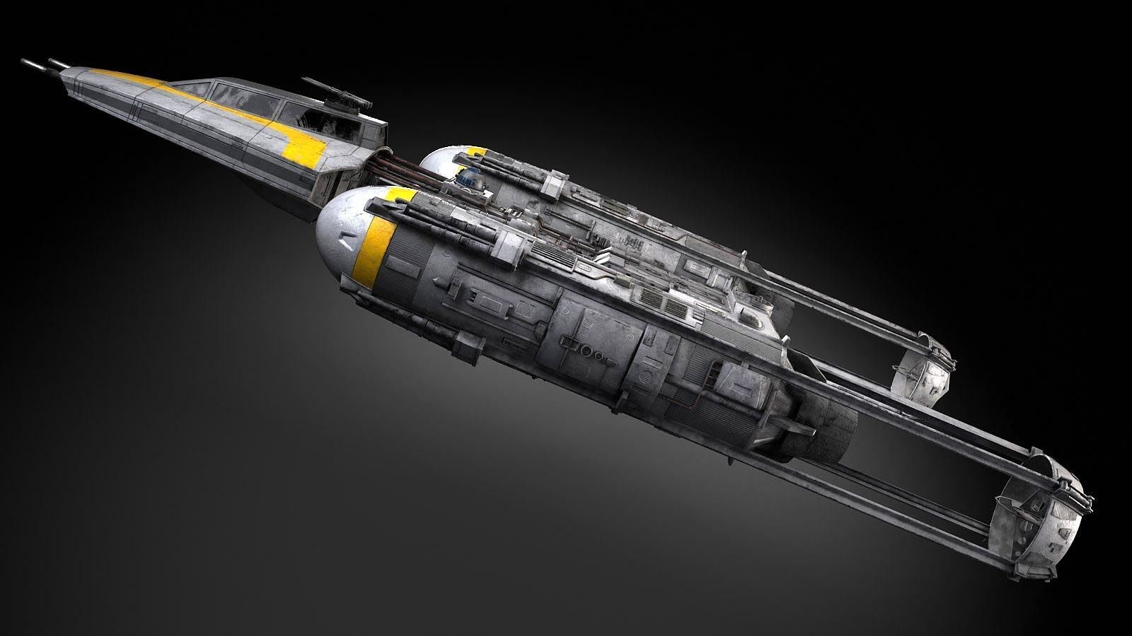Star Wars Y-wing 3D model_6