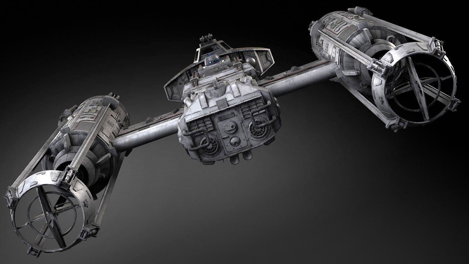 Star Wars Y-wing 3D model_3