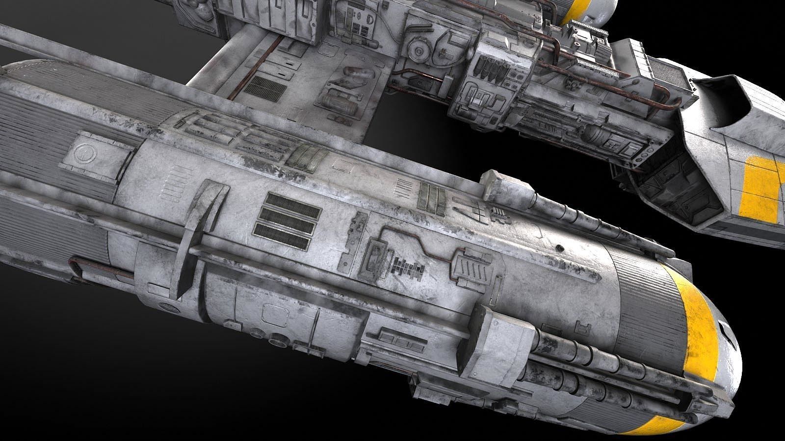 Star Wars Y-wing 3D model_13