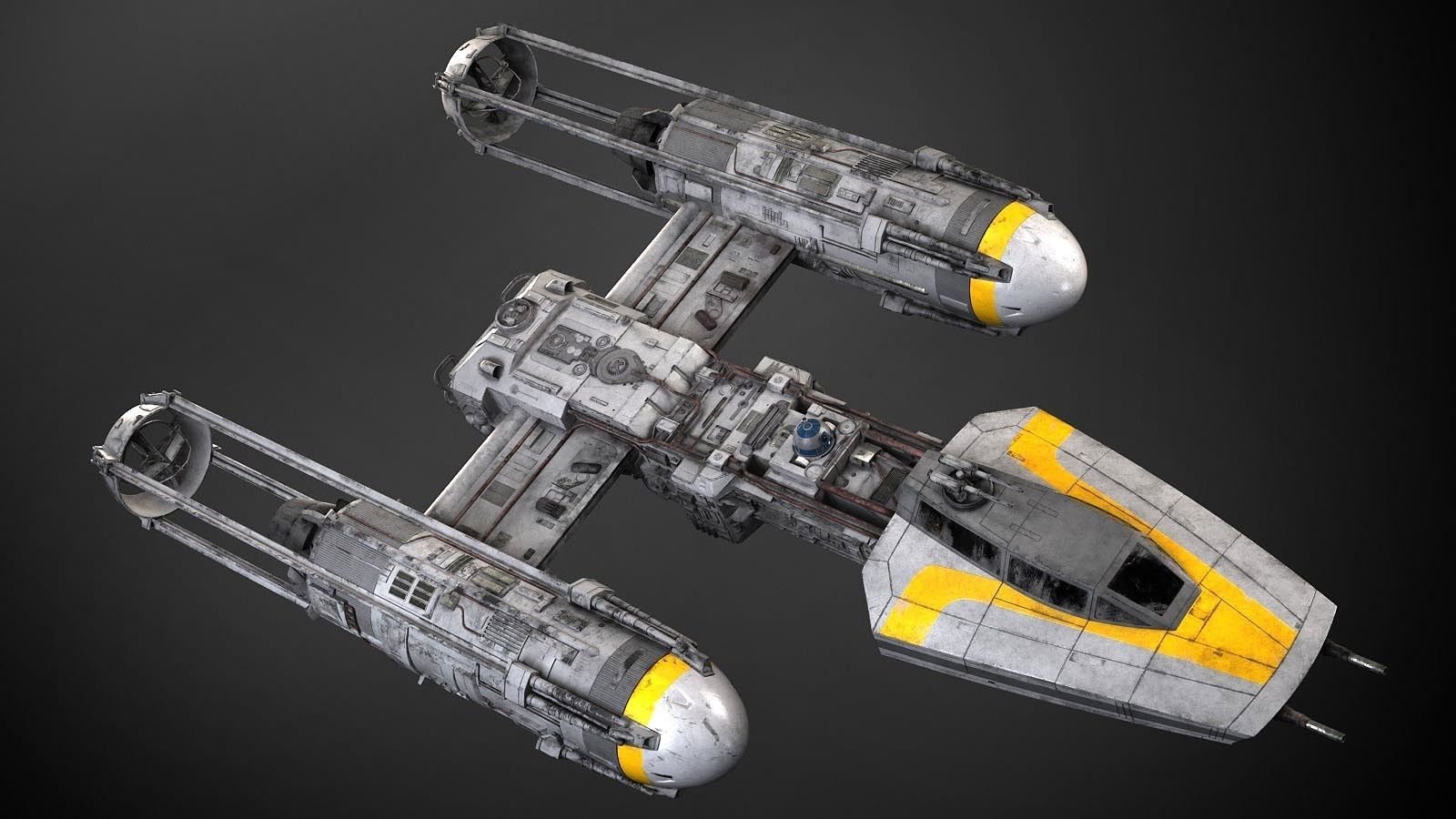 Star Wars Y-wing 3D model_1