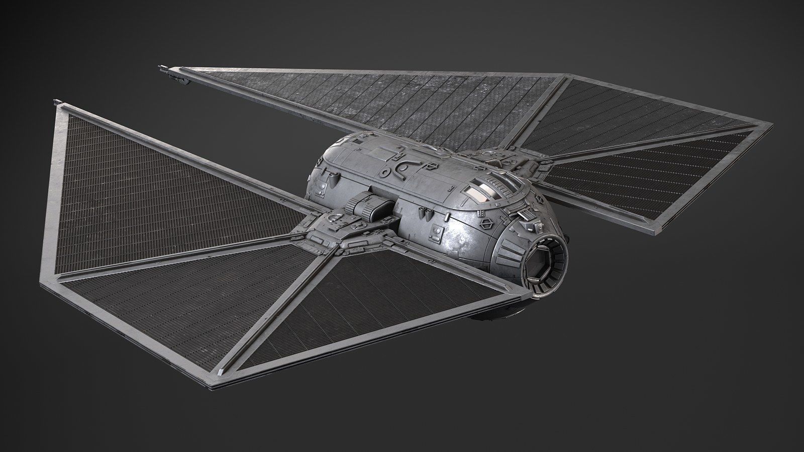 Star Wars Tie Striker 3D model_6