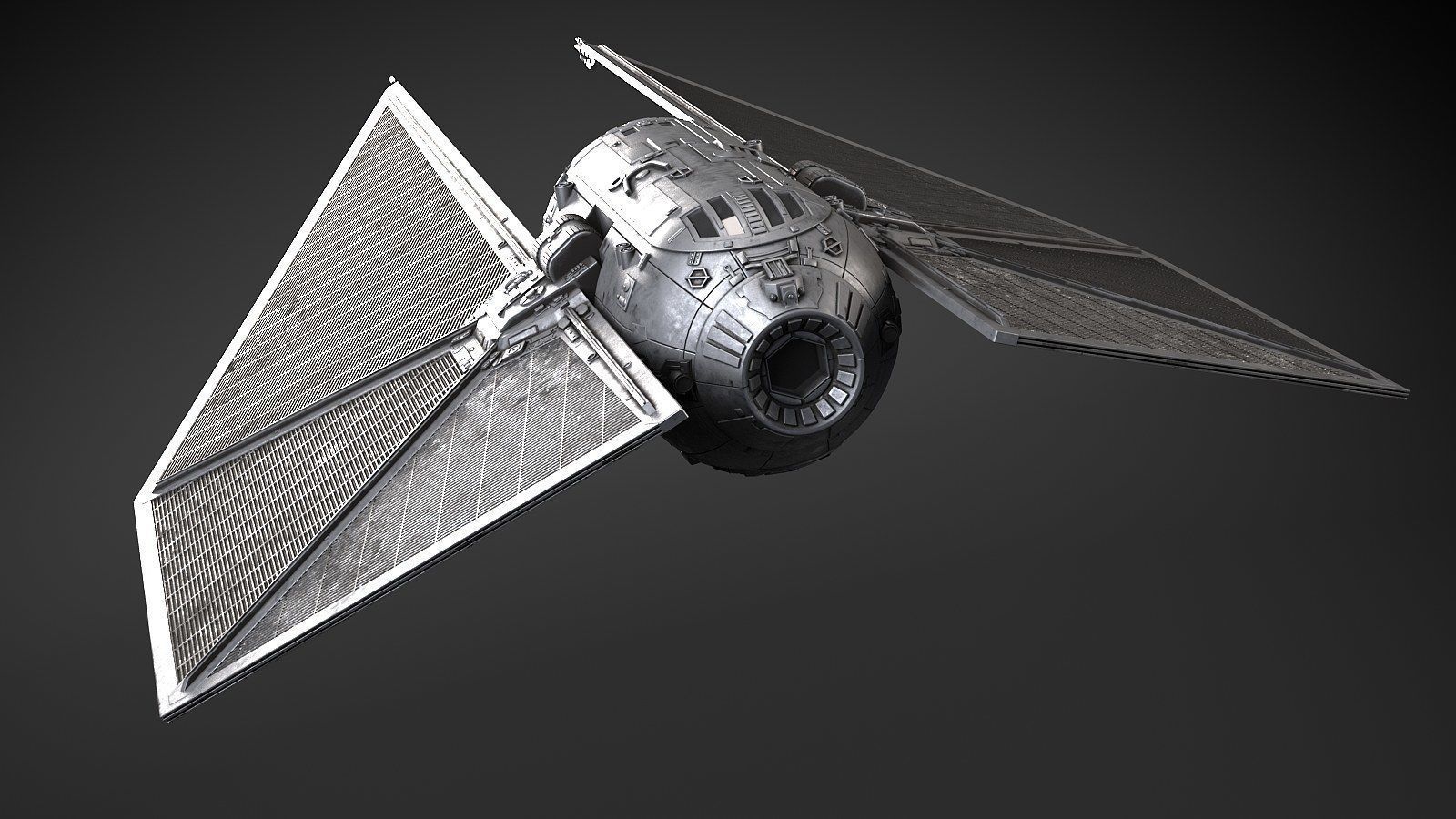 Star Wars Tie Striker 3D model_7