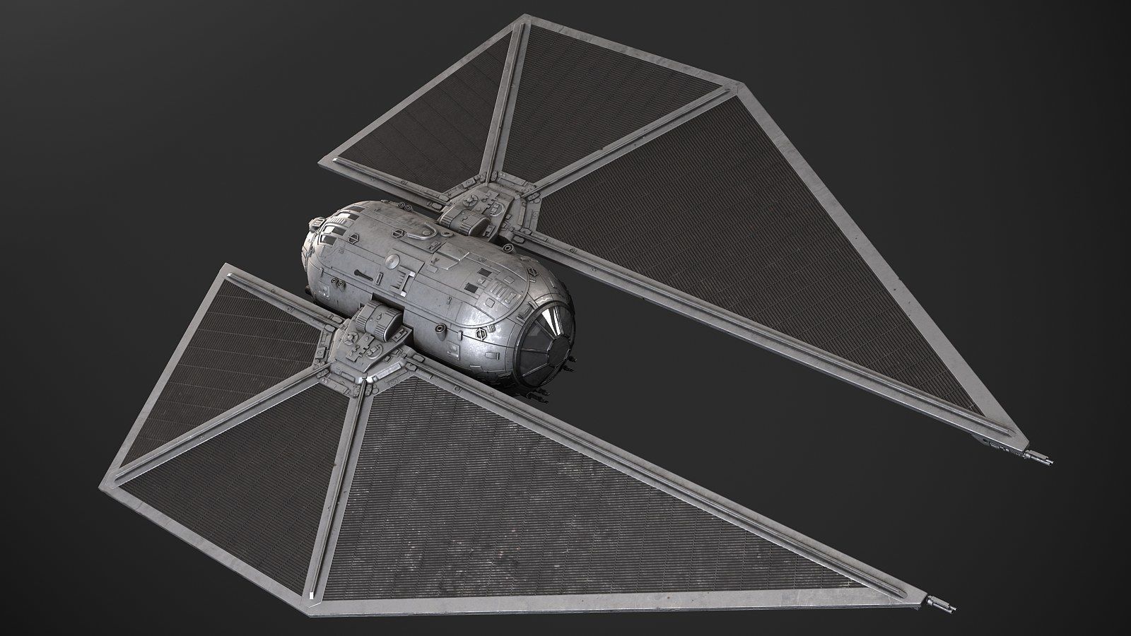 Star Wars Tie Striker 3D model_3