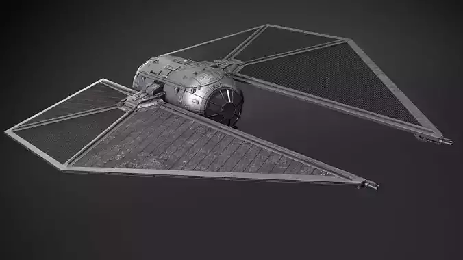 Star Wars Tie Striker 3D model