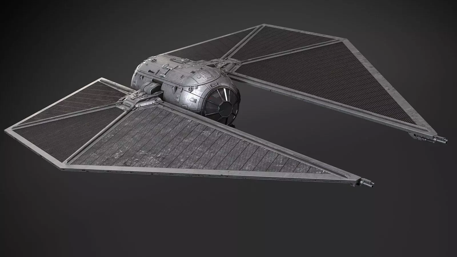 Star Wars Tie Striker 3D model_0