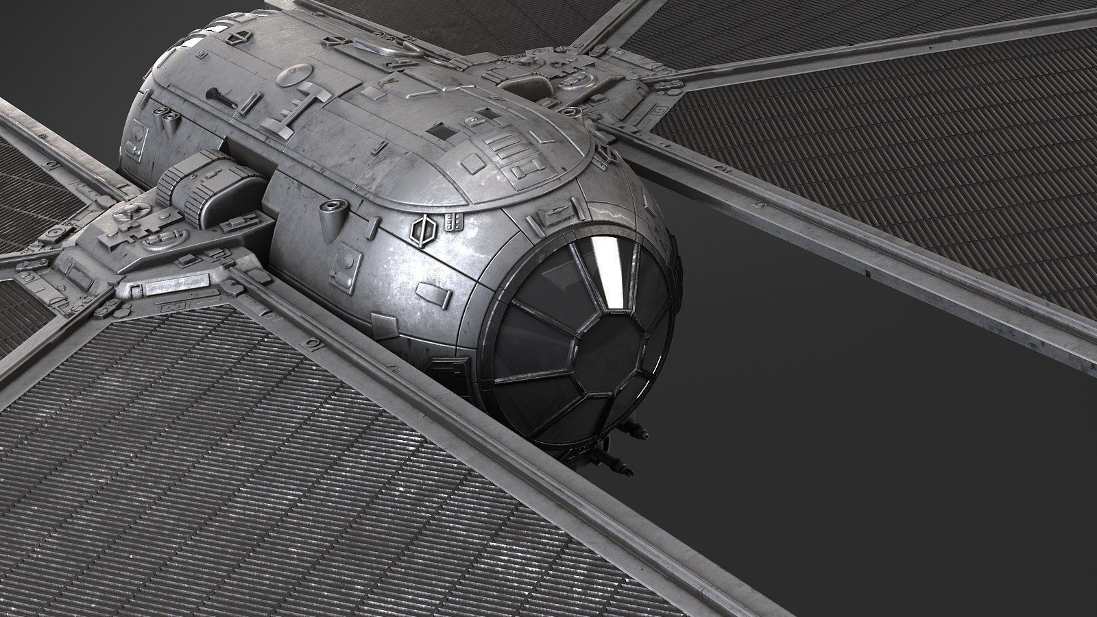 Star Wars Tie Striker 3D model_4