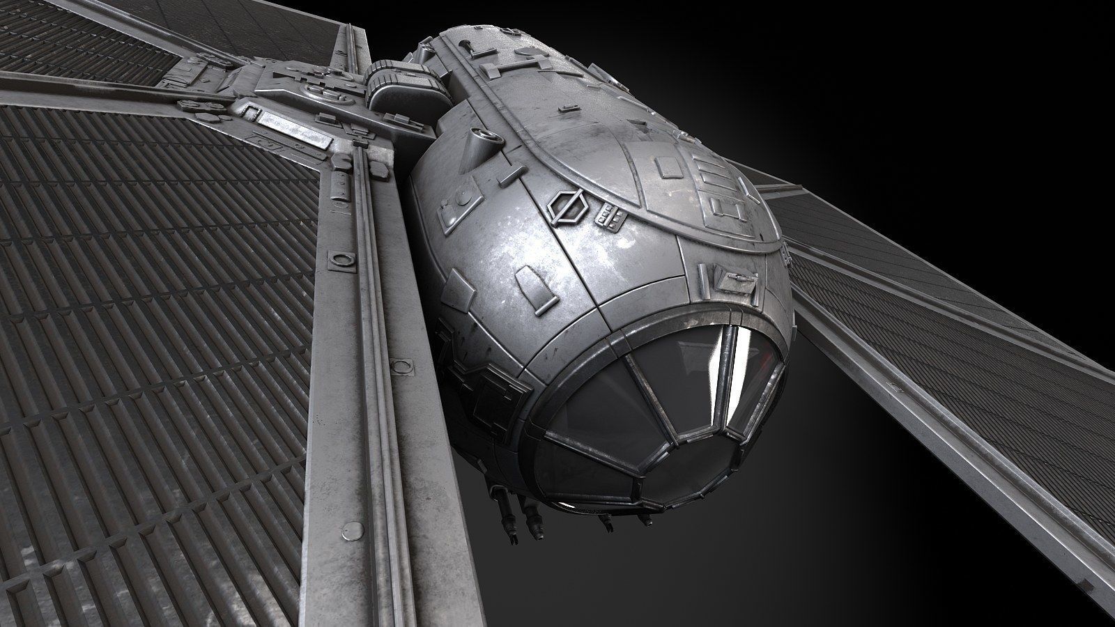 Star Wars Tie Striker 3D model_15