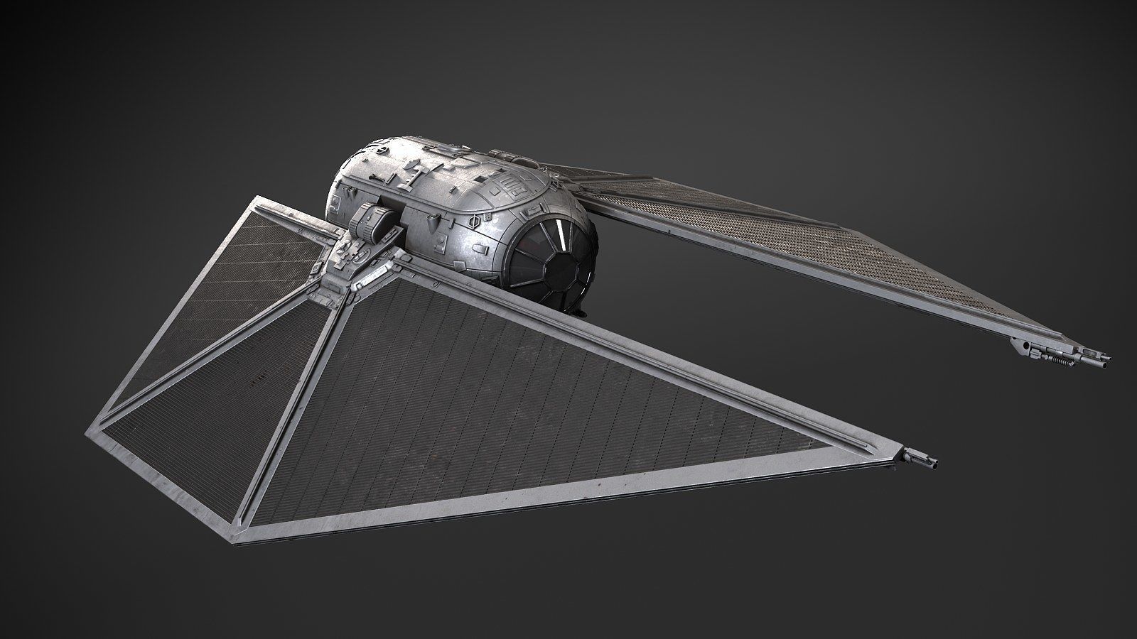Star Wars Tie Striker 3D model_1