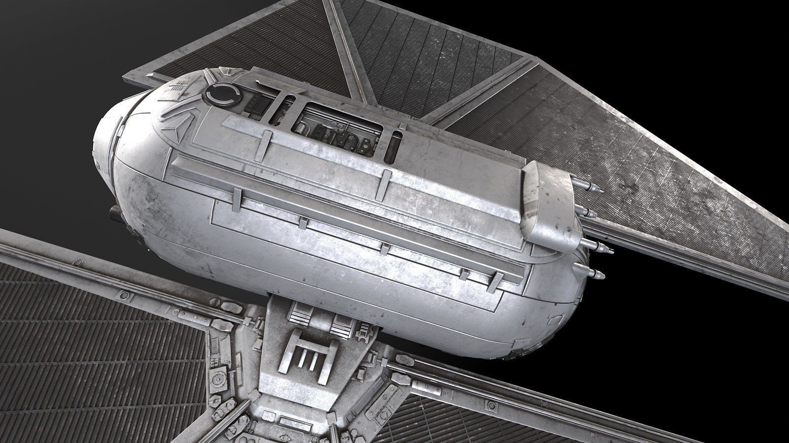Star Wars Tie Striker 3D model_16