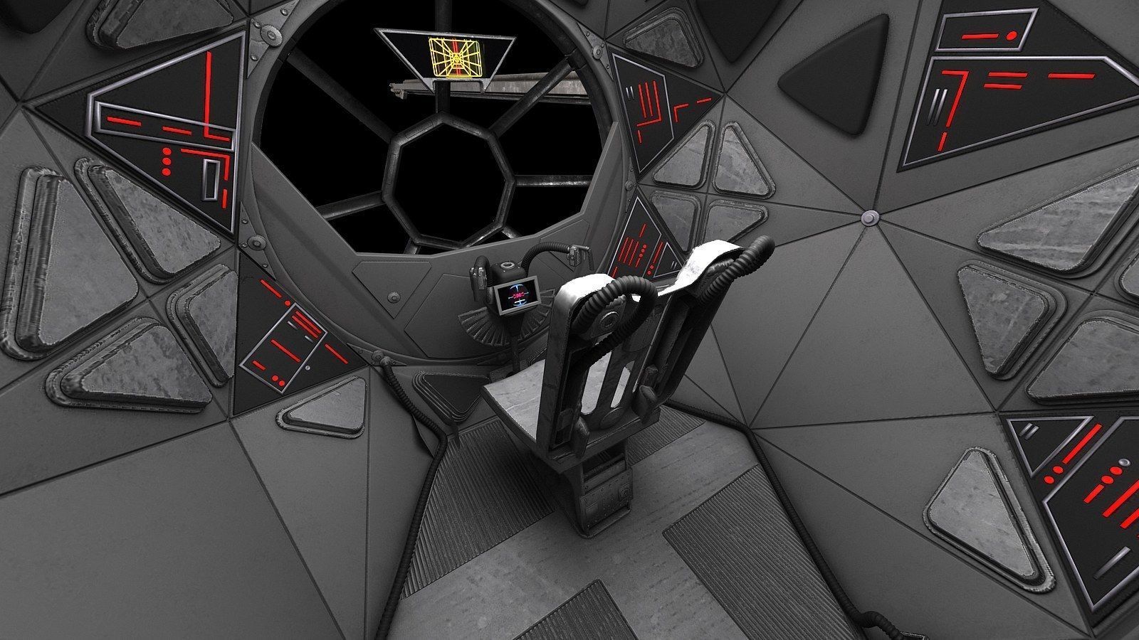 Star Wars Tie Striker 3D model_18