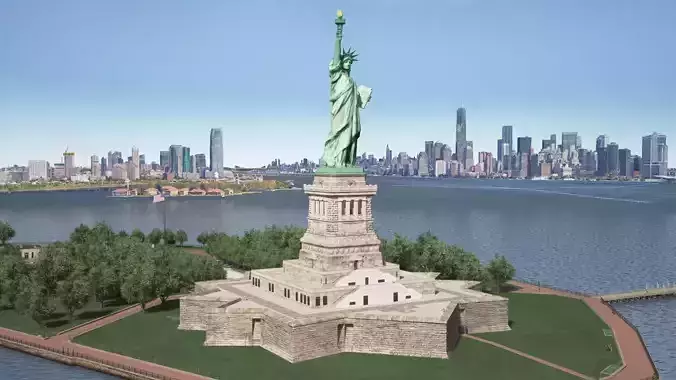 Statue of Liberty 3D model