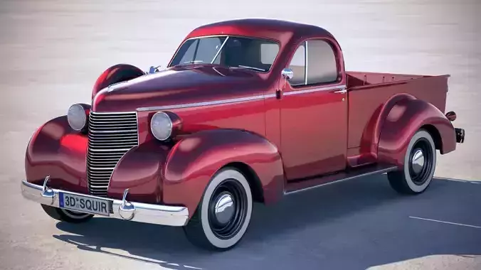 Studebaker Coupe Express 1938 3D model