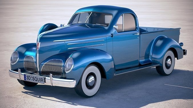 Studebaker Coupe Express Pickup 1939 3D model