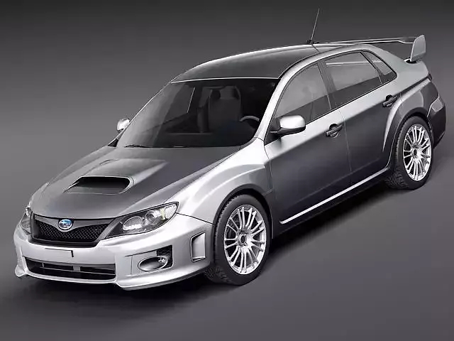 Subaru Impreza WRX STi sedan 2011 VRAY 3D model
