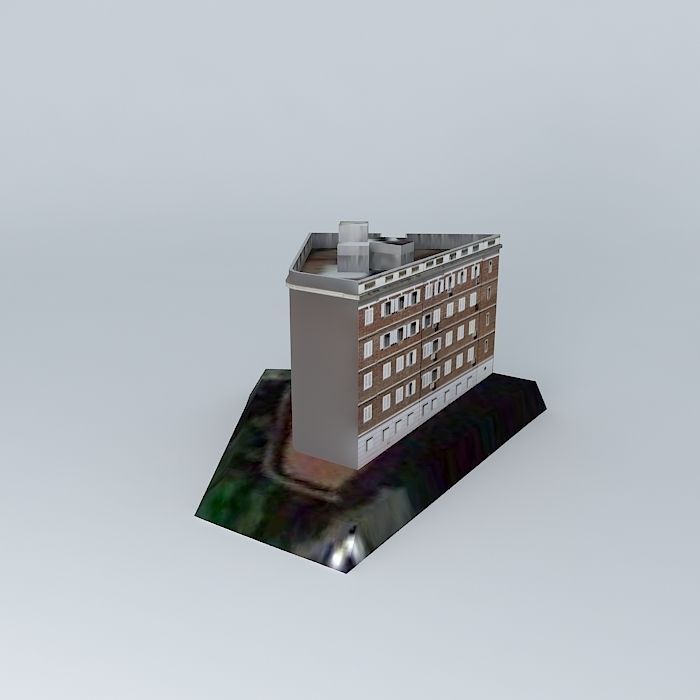 984 Avenida Belgrano building Free 3D model_1