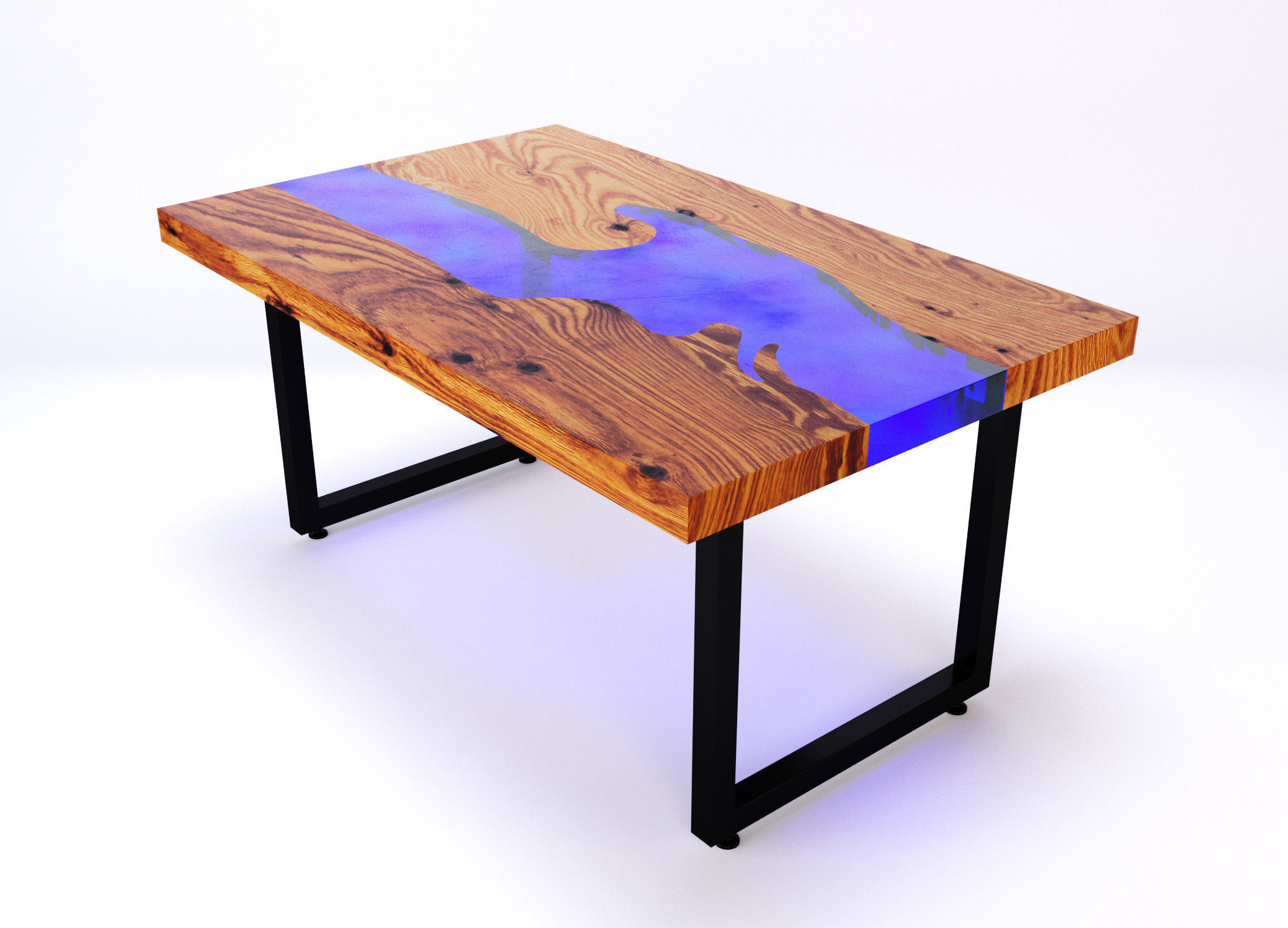 Resin river table 5 3D model_2