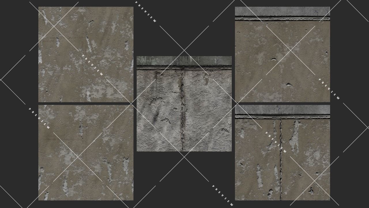 Texture Pack Seamless Wrecked Wall Vol 01 Texture_2