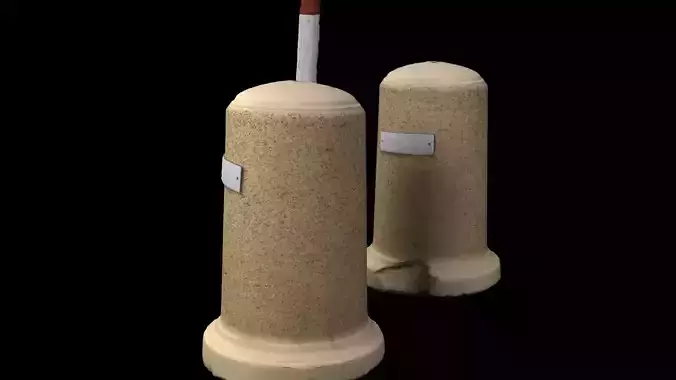 Realistic Textured and mapped Street Props high and lower poly 