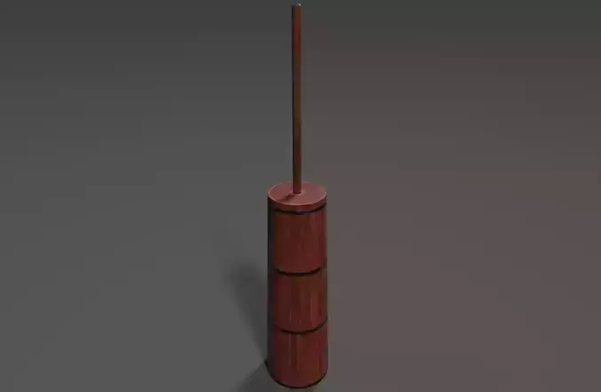 Antique Butter Churn 3D model