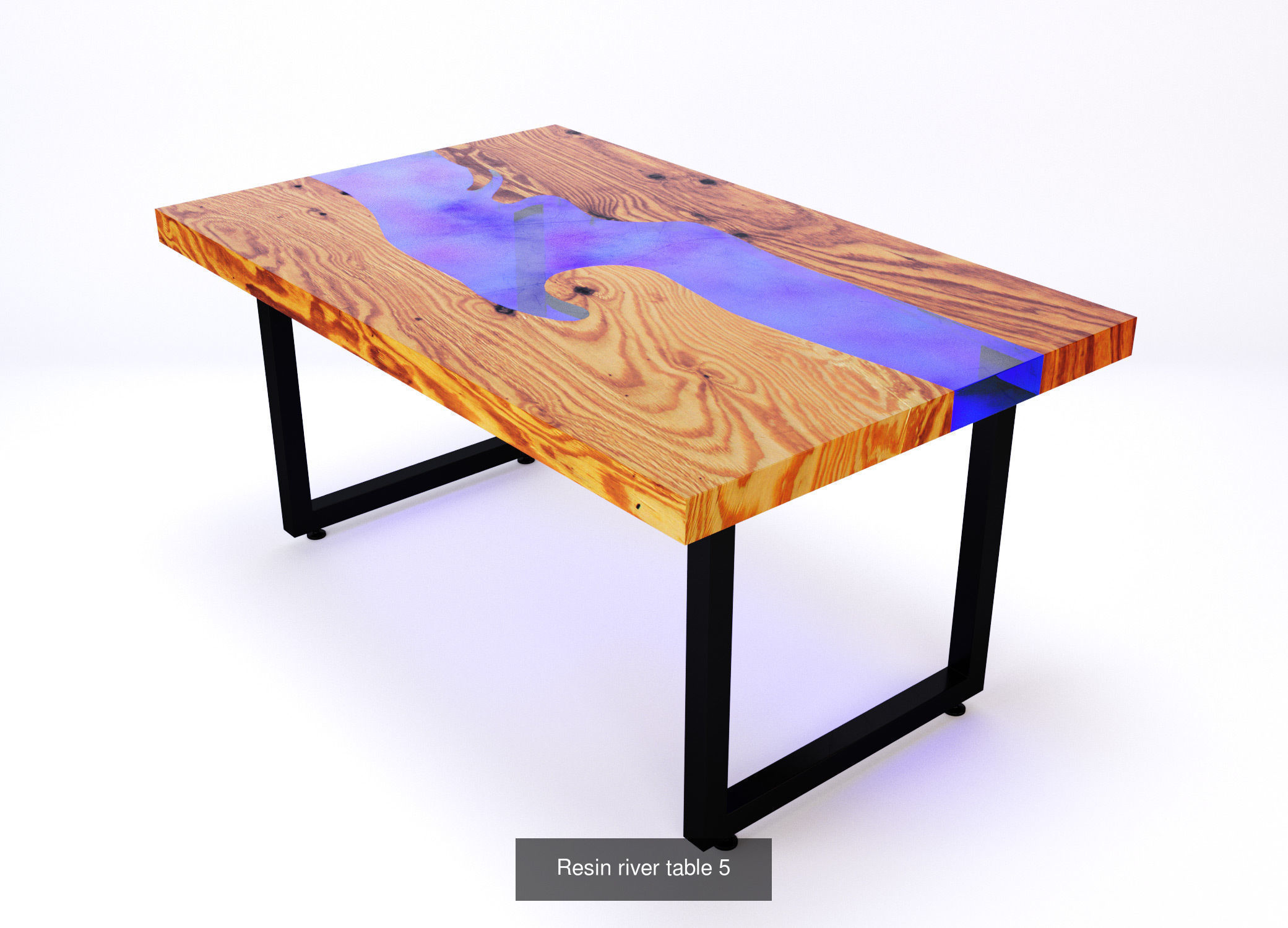 Resin Tables 3D Model Collection_1