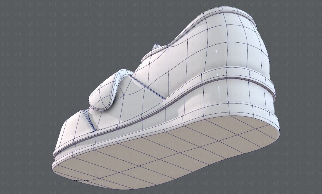 Shoes cartoonV40 Low-poly 3D model_42
