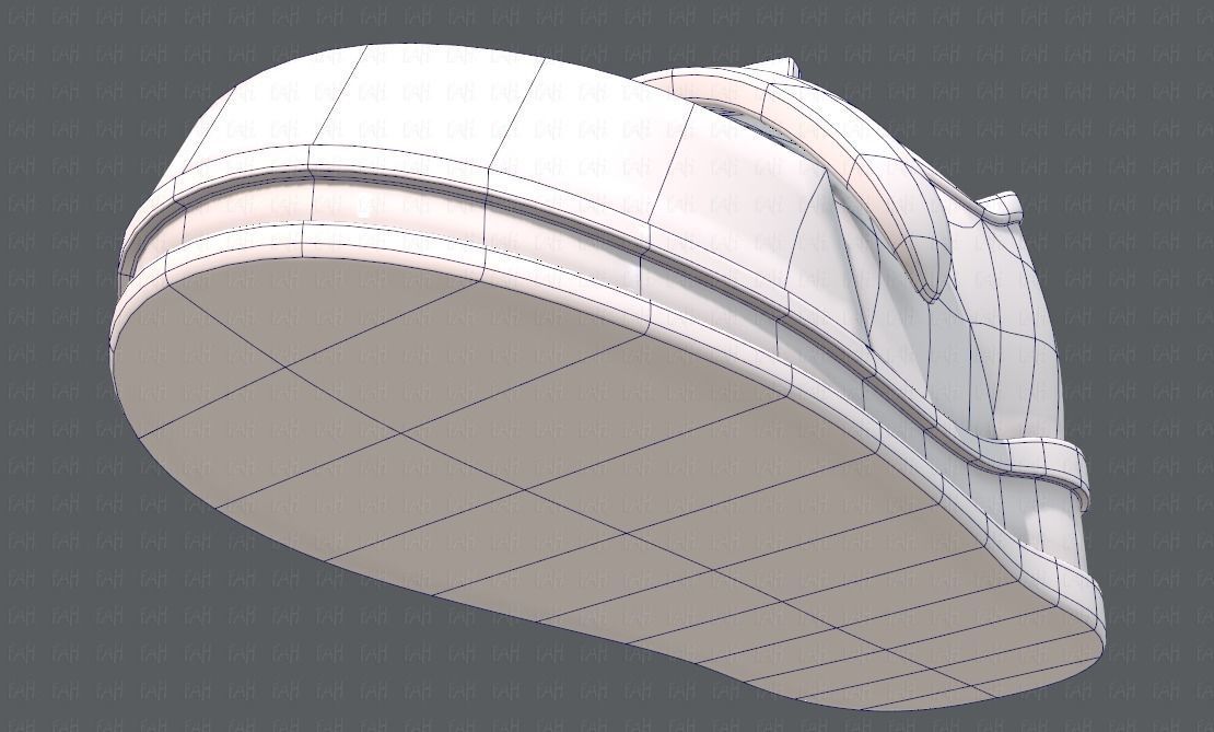 Shoes cartoonV40 Low-poly 3D model_40