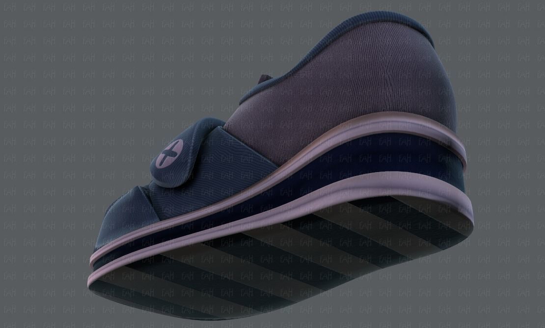 Shoes cartoonV40 Low-poly 3D model_41